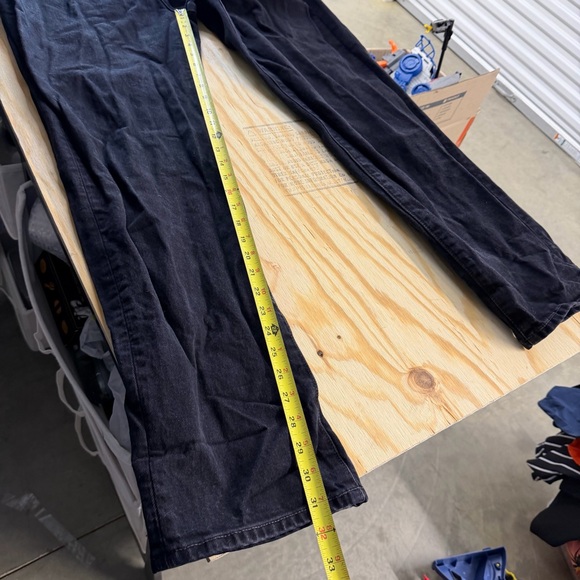 A&F Abercrombie & Fitch Men’s Black Stretch Jeans 34W Athletic Loose - Picture 5 of 9